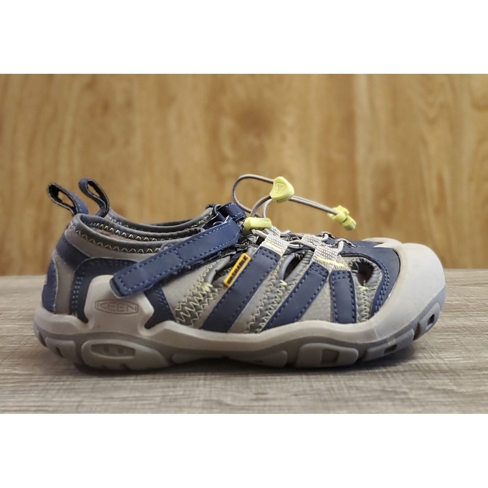 Keen Knotch Creek Hiking Water Shoes Youth Size 3 Navy‎ Gray